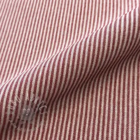 Țesătură decorativă DOBBY Colored stripe burgundy