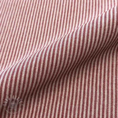 Țesătură decorativă DOBBY Colored stripe burgundy