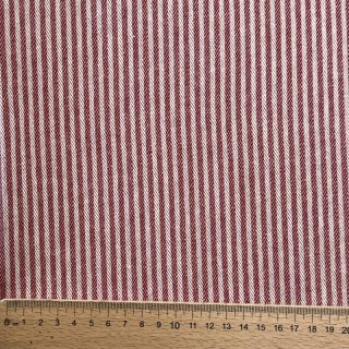 Țesătură decorativă DOBBY Colored stripe burgundy