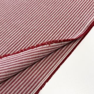 Țesătură decorativă DOBBY Colored stripe burgundy