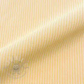 Țesătură decorativă DOBBY Colored stripe pastel yellow