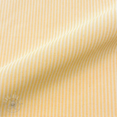 Țesătură decorativă DOBBY Colored stripe pastel yellow