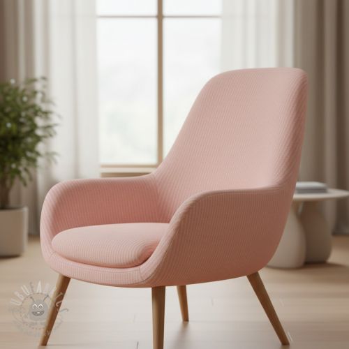 Țesătură decorativă DOBBY Colored stripe light pink