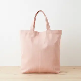 Țesătură decorativă DOBBY Colored stripe light pink