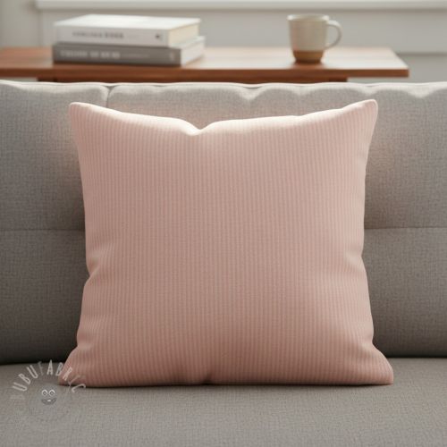 Țesătură decorativă DOBBY Colored stripe light pink