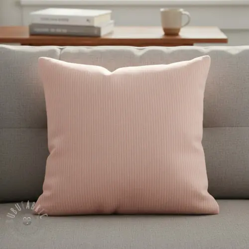 Țesătură decorativă DOBBY Colored stripe light pink