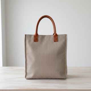 Țesătură decorativă DOBBY Colored stripe coffee