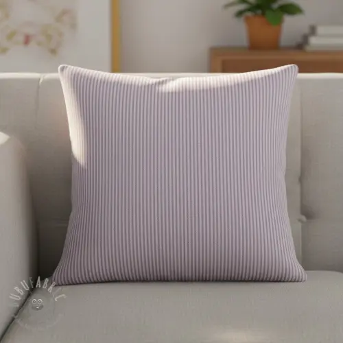 Țesătură decorativă DOBBY Colored stripe lavender