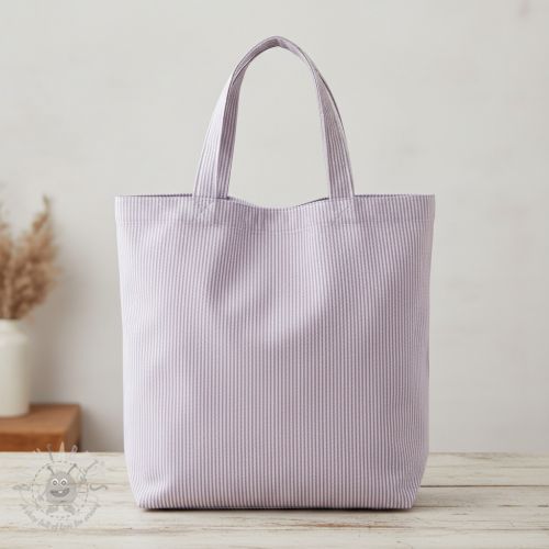 Țesătură decorativă DOBBY Colored stripe lavender