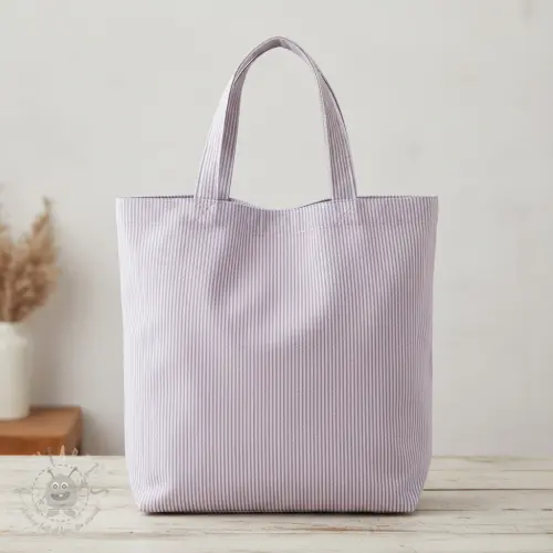 Țesătură decorativă DOBBY Colored stripe lavender