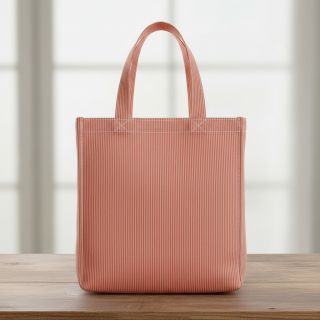 Țesătură decorativă DOBBY Colored stripe coral