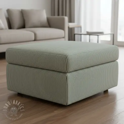 Țesătură decorativă DOBBY Colored stripe bottle green