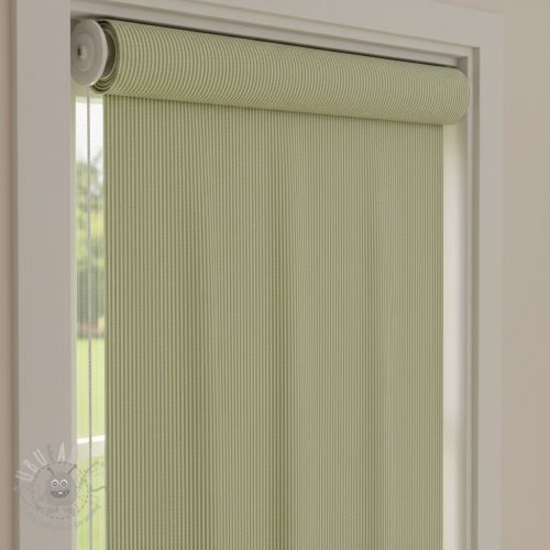 Țesătură decorativă DOBBY Colored stripe light green