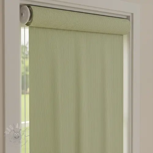 Țesătură decorativă DOBBY Colored stripe light green