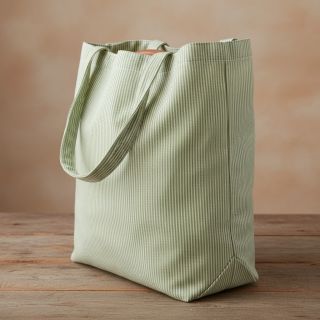 Țesătură decorativă DOBBY Colored stripe light green