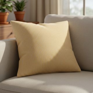 Țesătură decorativă DOBBY Colored stripe ochre