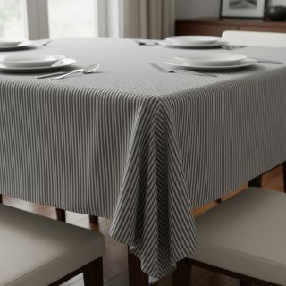 Țesătură decorativă DOBBY Colored stripe graphite