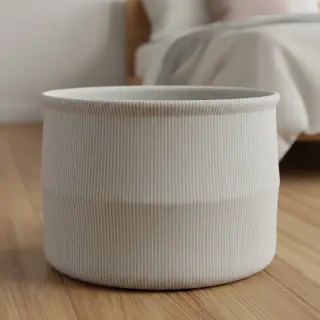 Țesătură decorativă DOBBY Colored stripe light grey