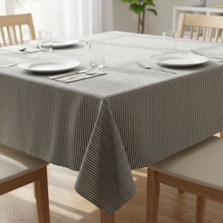 Țesătură decorativă DOBBY Colored stripe black