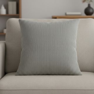 Țesătură decorativă DOBBY Colored stripe black