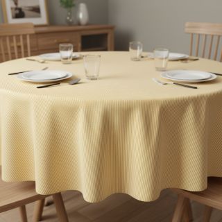 Țesătură decorativă DOBBY Colored stripe pastel yellow
