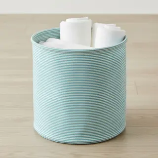 Țesătură decorativă DOBBY Colored stripe turquoise