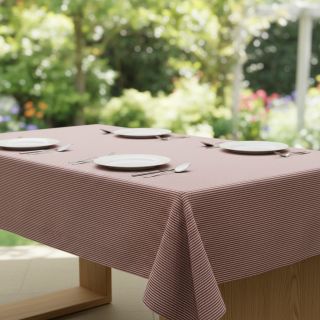 Țesătură decorativă DOBBY Colored stripe burgundy