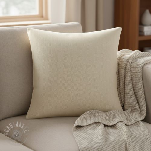 Țesătură decorativă DOBBY Colored stripe naturel