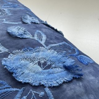 Țesătură din bumbac TIE DYE EMBROIDERY Flora design B