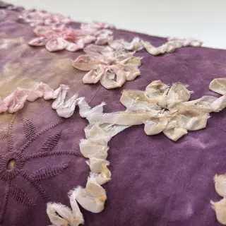 Țesătură din bumbac TIE DYE EMBROIDERY Eva tape design D