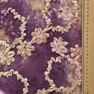 Țesătură din bumbac TIE DYE EMBROIDERY Eva tape design D