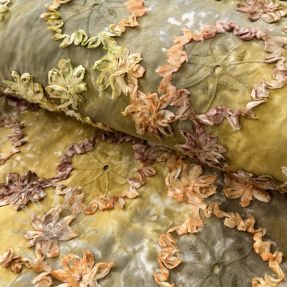 Țesătură din bumbac TIE DYE EMBROIDERY Eva tape design E