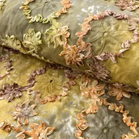 Țesătură din bumbac TIE DYE EMBROIDERY Eva tape design E