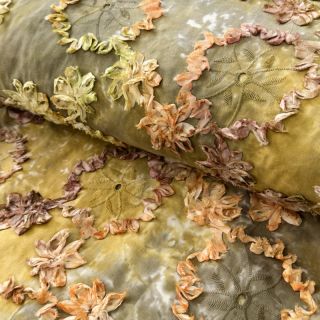 Țesătură din bumbac TIE DYE EMBROIDERY Eva tape design E