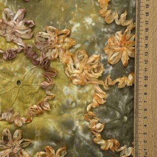 Țesătură din bumbac TIE DYE EMBROIDERY Eva tape design E