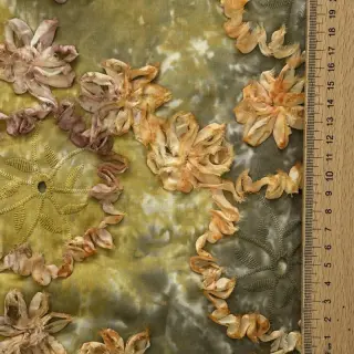 Țesătură din bumbac TIE DYE EMBROIDERY Eva tape design E