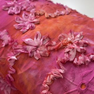 Țesătură din bumbac TIE DYE EMBROIDERY Eva tape design F