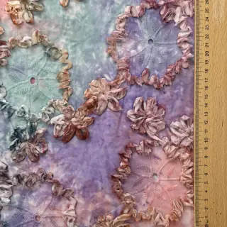 Țesătură din bumbac TIE DYE EMBROIDERY Eva tape design C