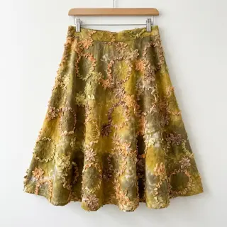 Țesătură din bumbac TIE DYE EMBROIDERY Eva tape design E