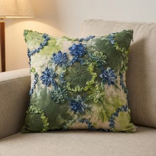 Țesătură din bumbac TIE DYE EMBROIDERY Eva tape design A