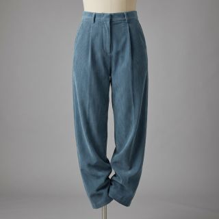 Catifea raiată subțire blue