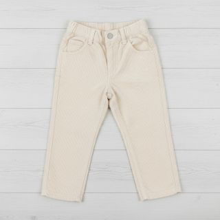 Catifea raiată subțire ecru