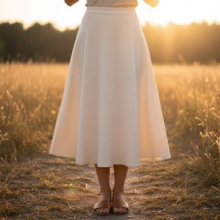 Catifea raiată subțire ecru