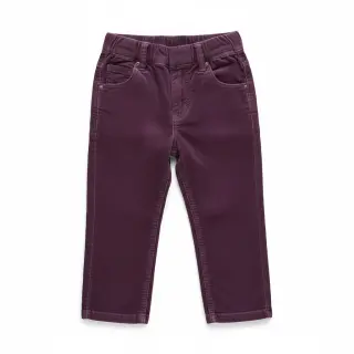 Catifea raiată subțire aubergine