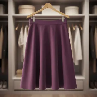 Catifea raiată subțire aubergine