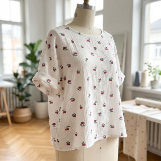 Mușelină Fruits cherry ORGANIC