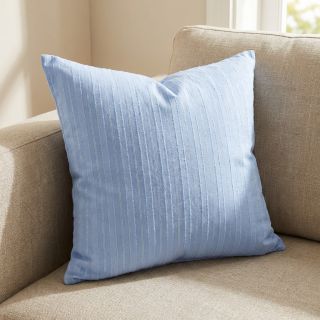 Țesătură din bumbac VOILE LUREX Stripes light blue