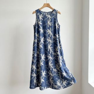 Țesătură din bumbac JEANS Embroidery Flowers white