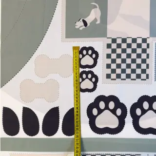 Țesătură din bumbac Dog PANEL digital print