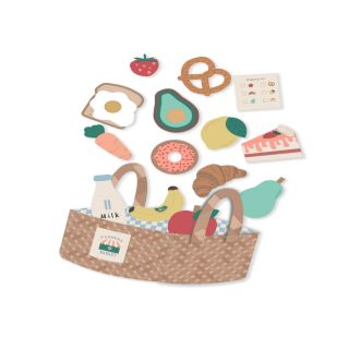 Țesătură din bumbac Farmers market PANEL digital print